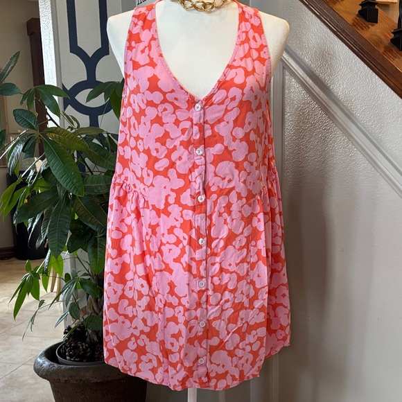 Floral Pink Sleeveless Dress - Picture 3 of 8